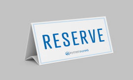 Reservation Card / Table Card